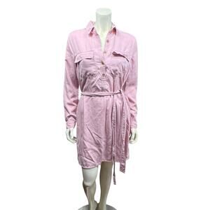 Gap Pink Button-Down Dress